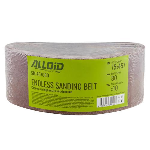 Стрічка шліфувальна нескінченна Alloid 75х457 мм P80 10 шт. (00000061456) - фото 7 Стрічка шліфувальна нескінченна Alloid 75х457 мм P80 10 шт. (00000061456) - фото 7