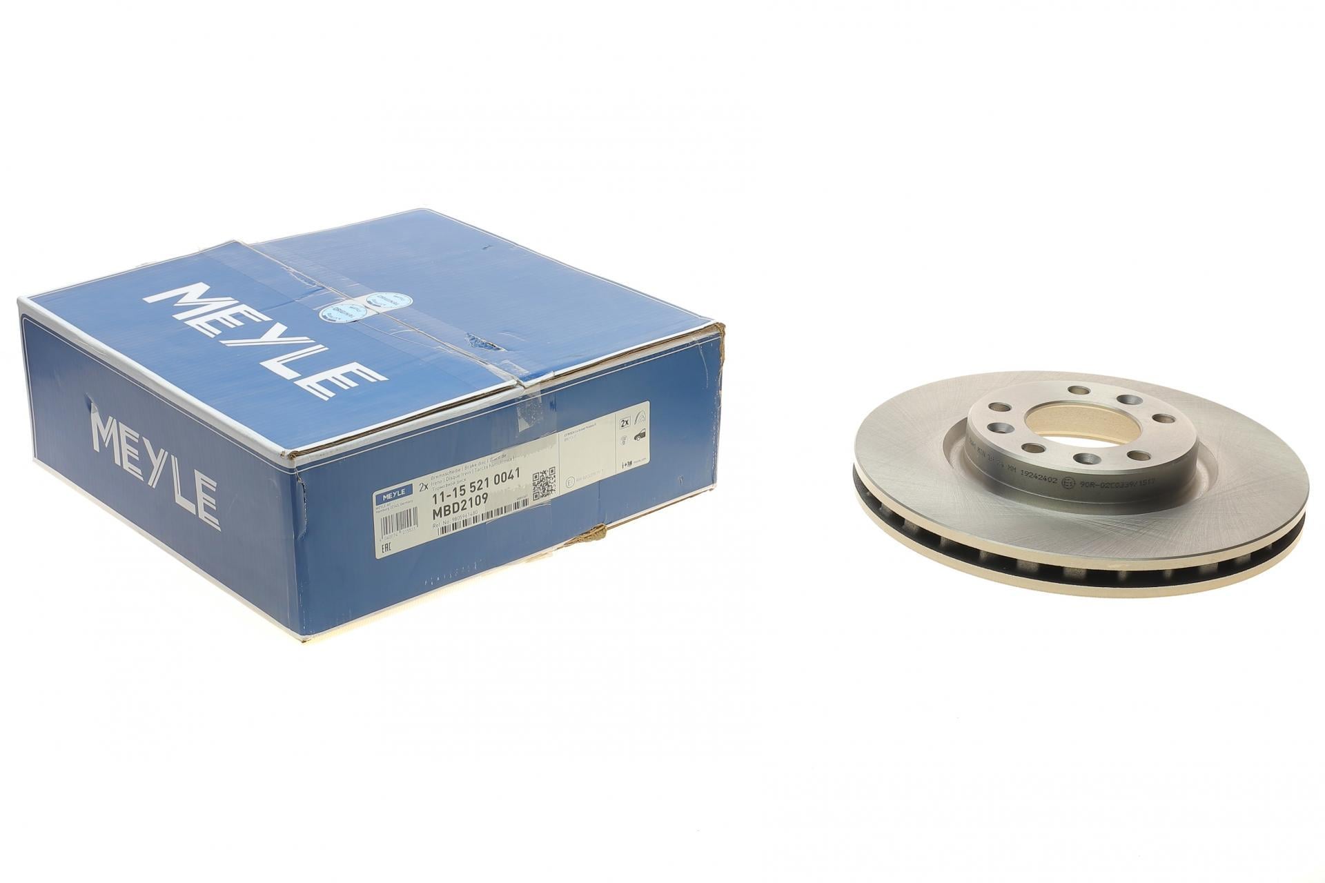 Тормозной диск передний MEYLE для Citroen Berlingo 18-/C4 Picasso 13-/Peugeot Partner 18-283x26 мм (11-15 521 0041)