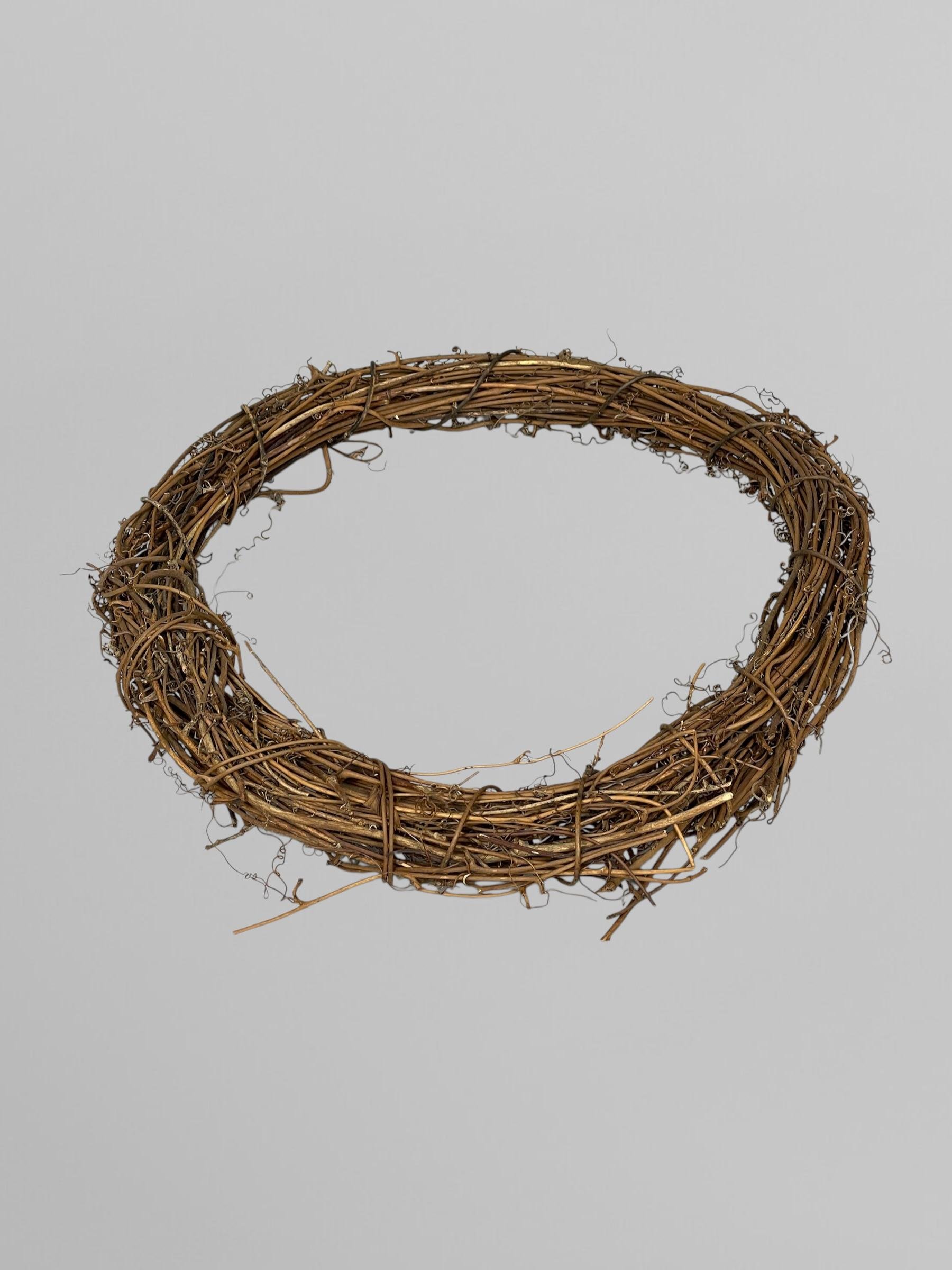 Основание для венчиков из виноградной лозы 35 см Коричневый (С0126)