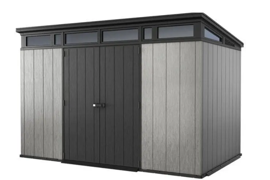 Будиночок садовий пластиковий Keter Artisan 342х218 см Сірий (245704)