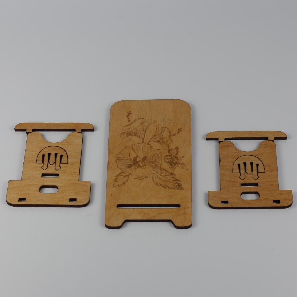 Підставка-тримач для телефону з дерева 24 (03020017) - фото 3 Підставка-тримач для телефону з дерева 24 (03020017) - фото 3