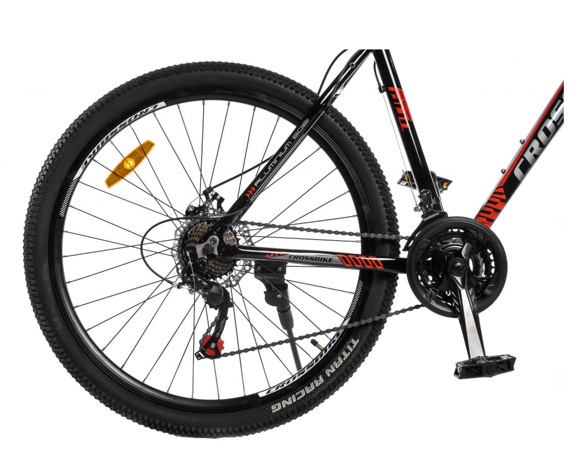 Велосипед Cross Bike Everest 2022 27,5" 19,5" Черный/Красный (de28d59d) - фото 2