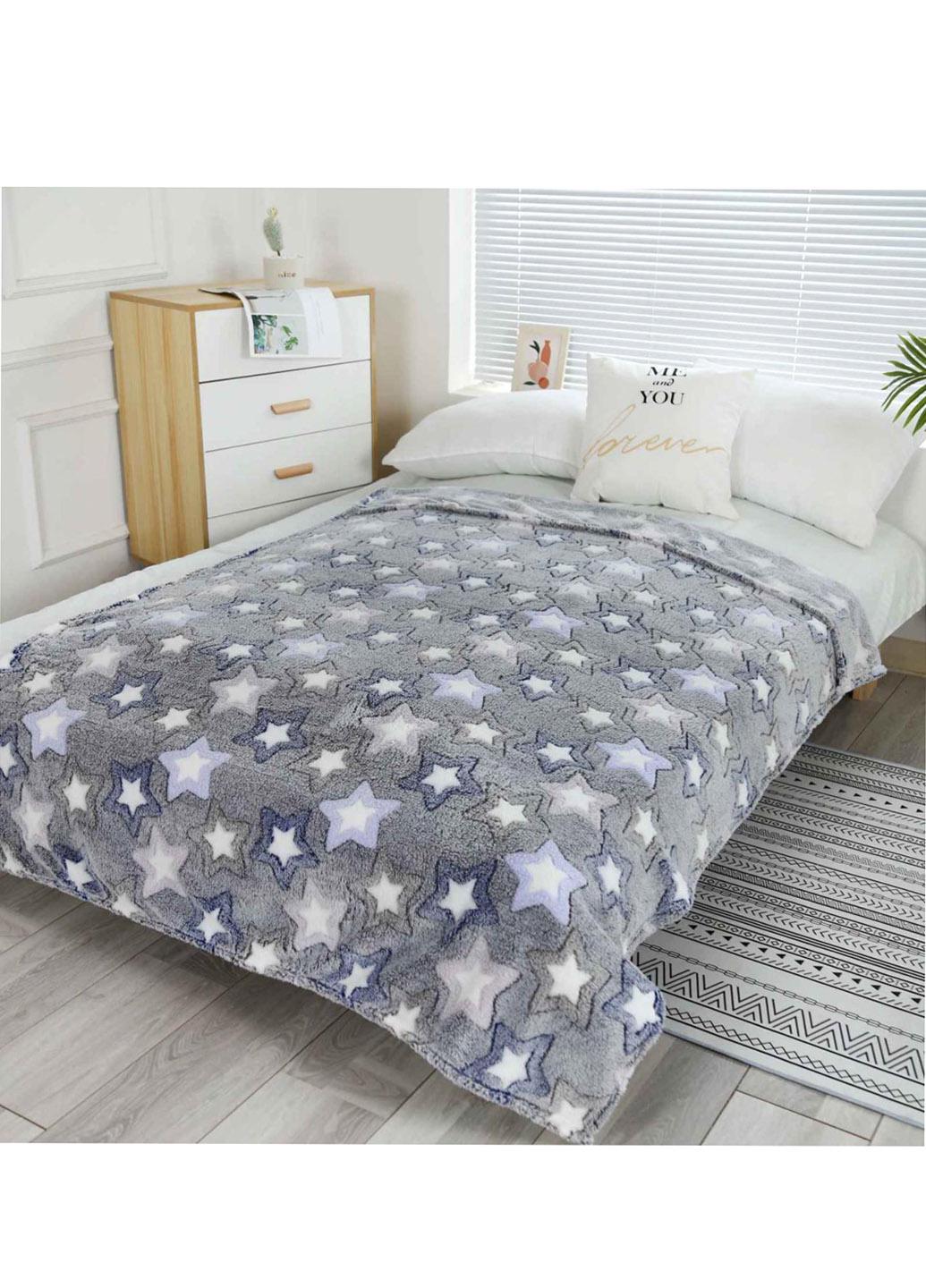 Покрывало велюровое с рисунком 200х180 см (103320-5)