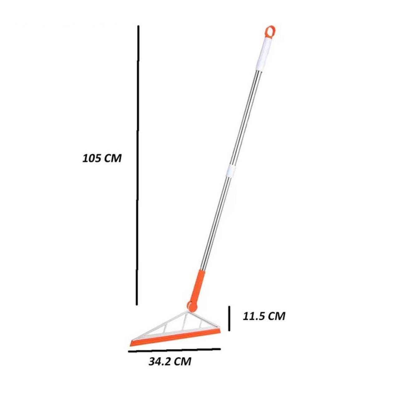 Швабра-скребок силіконова для підлоги та вікон телескопічна ручка (e1f4857b) - фото 8 Швабра-скребок силіконова для підлоги та вікон телескопічна ручка (e1f4857b) - фото 8