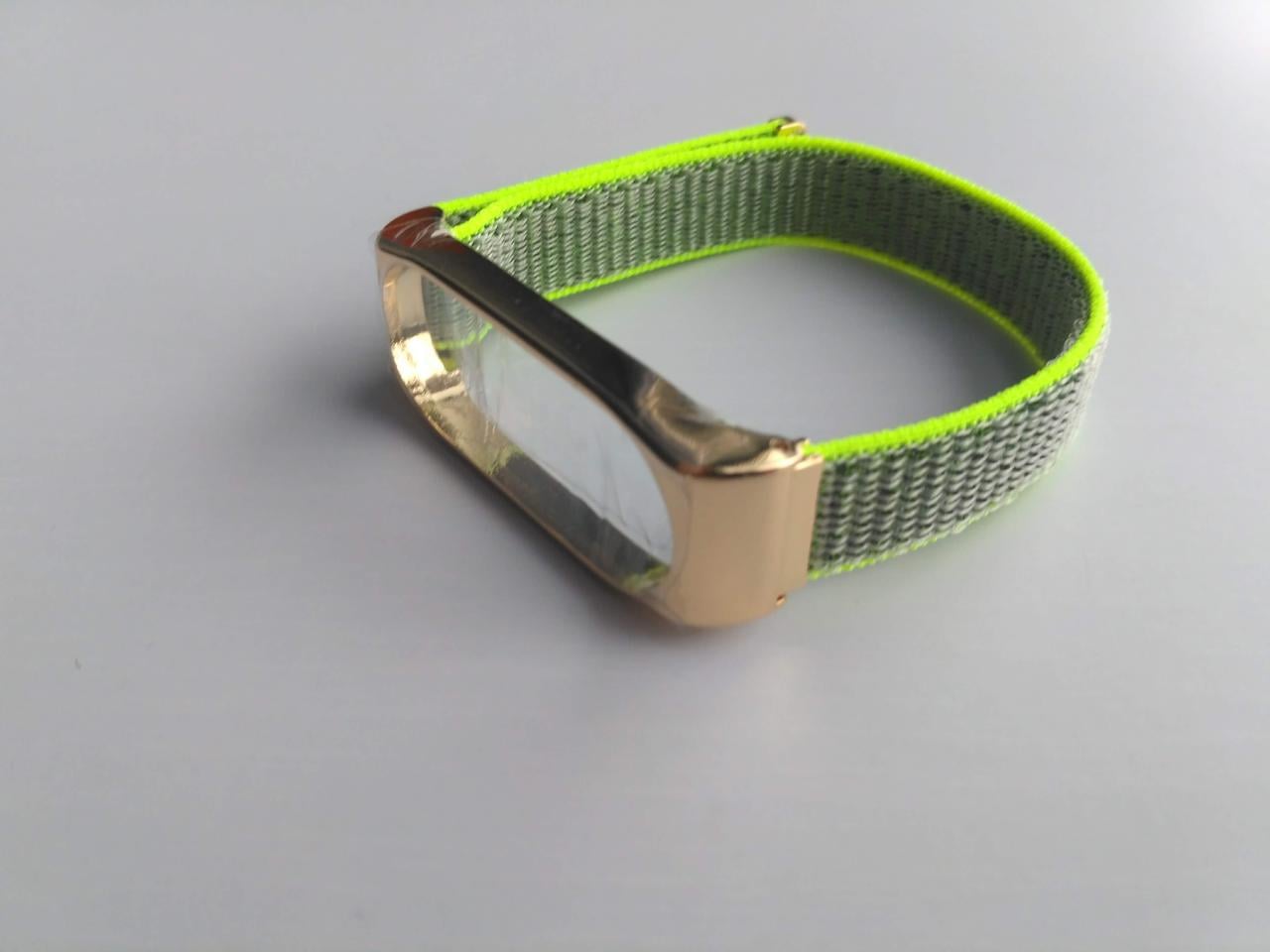 Ремешок для смарт-часов Xiaomi Mi Band 4/3 MiJobs Nylon Салатовый (1906P)