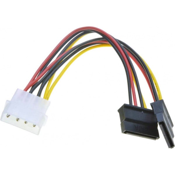 Розгалужувач Atcom Molex - 2 SATA 0.2 м (16148)