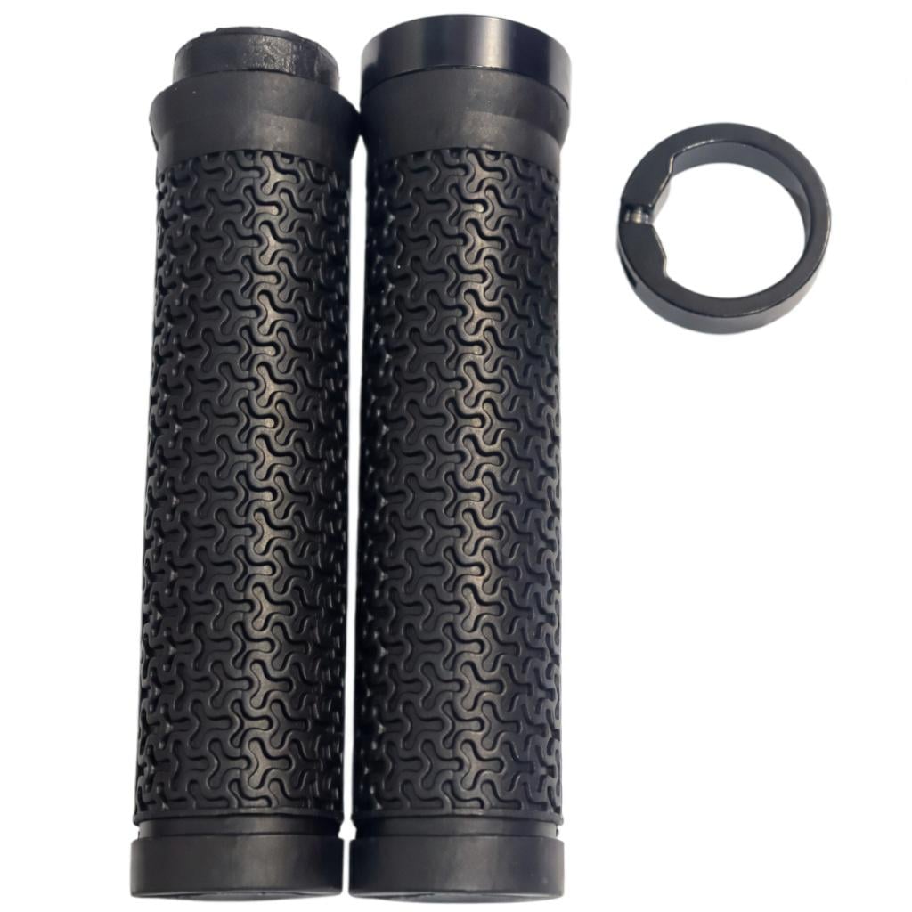 Грипси велосипедні Trinity з замками Чорний (VR-11095)