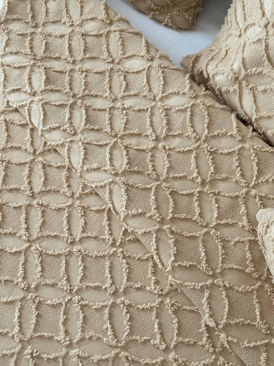 Покрывало Фрея 220x250 см Бежевый (21621-4-220x250cm) - фото 15