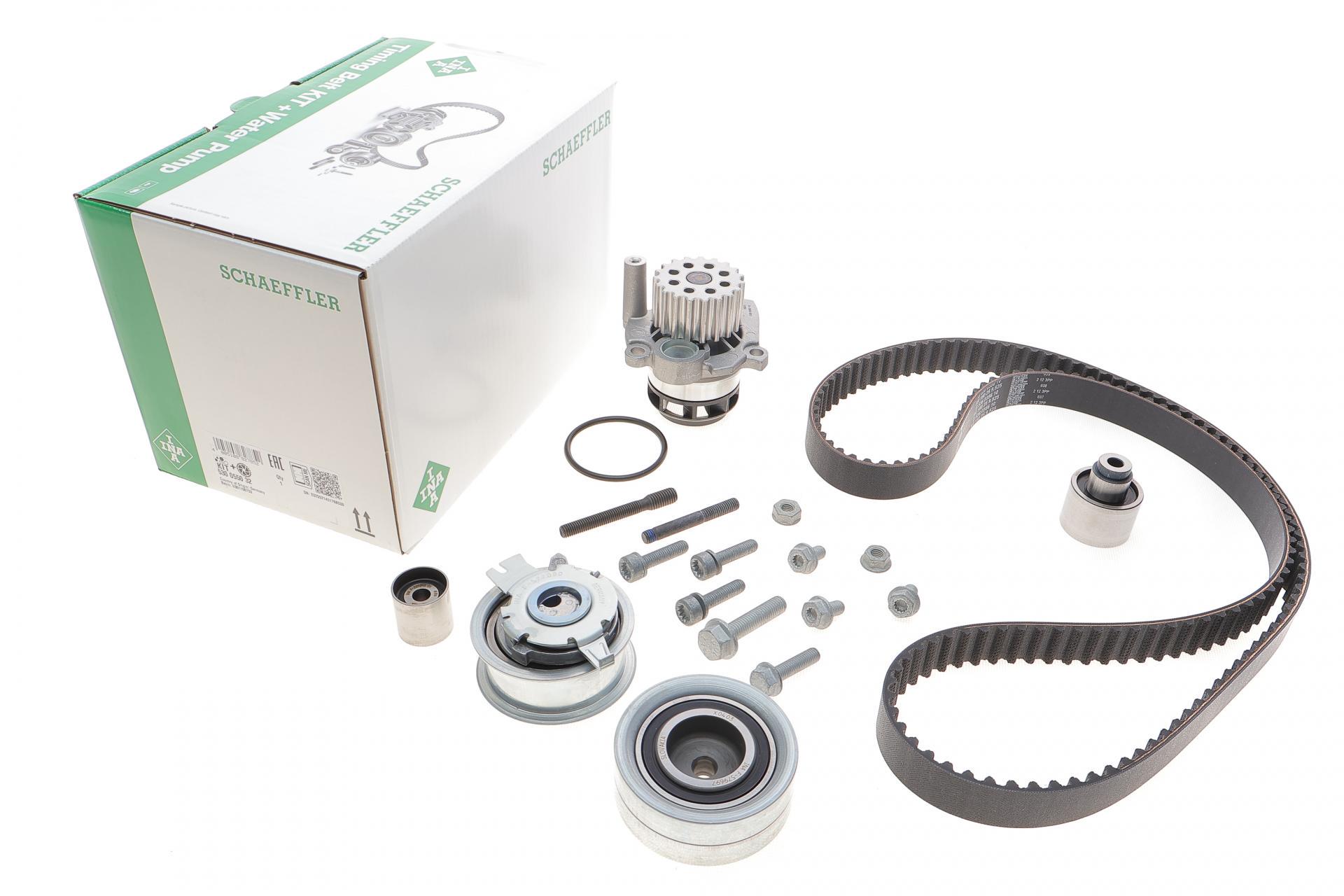 Комплект ГРМ и помпа INA VW Caddy 1.6TDI-2.0TDI 09-15/VW Crafter 2.0TDI 11-16 (530 0550 32)