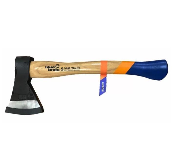 Топор BLUETOOLS Expert 0,8 кг с деревянной рукояткой (22344)