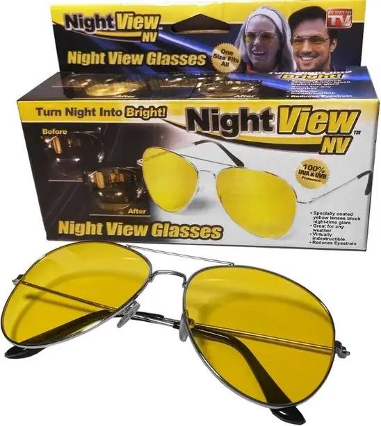 Солнцезащитные очки для вождения ночью Night View Glasses с капельными линзами (2079539018) - фото 3