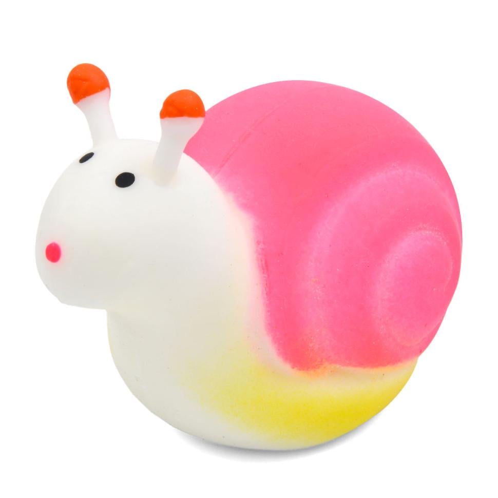 Игрушка-антистресс детская Bambi Улитка MS мука 8,5 см Розовый (GS-236-A-240)