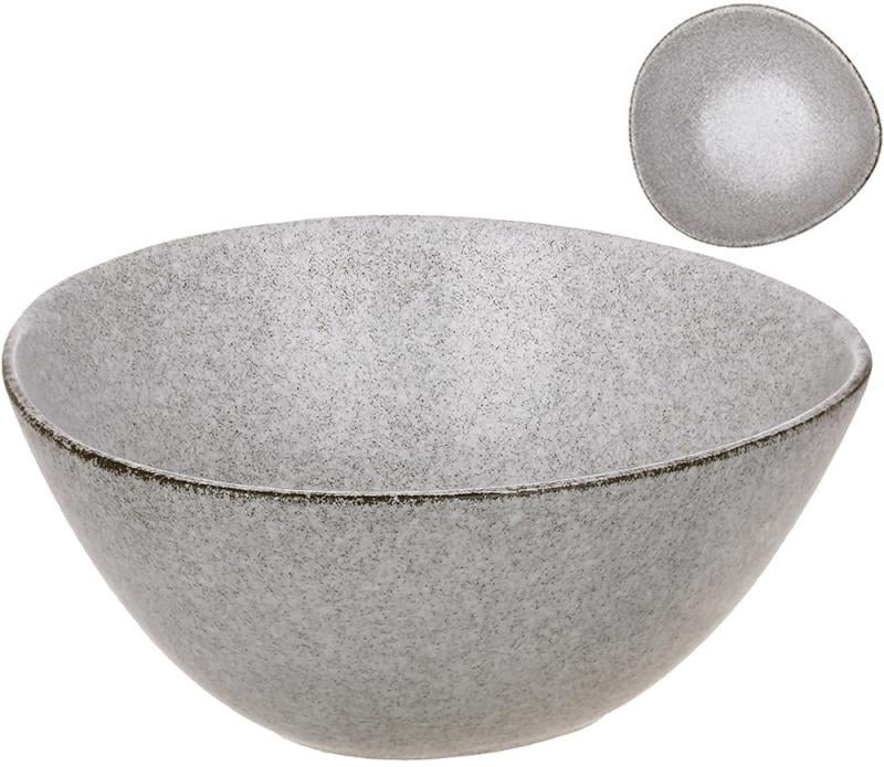 Набор керамических салатников Edelstein Gray 6 шт. 15,5 см 500 мл Серый Набор керамических салатников Edelstein Gray 6 шт. 15,5 см 500 мл Серый