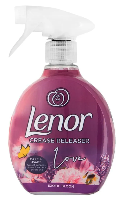 Спрей для разглаживания складок на одежде Lenor Crease Releaser Exotic Bloom 500 мл