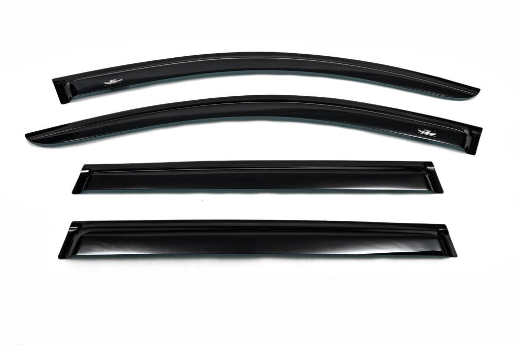 Ветровики SW HIC для Skoda Octavia II A5 2010-2013 гг. поликарбонат Черный