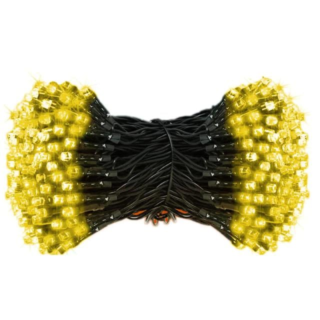 Гирлянда цепь светодиодная 18 м 400 LED 8 режимов лампочки кристалл Теплый Белый