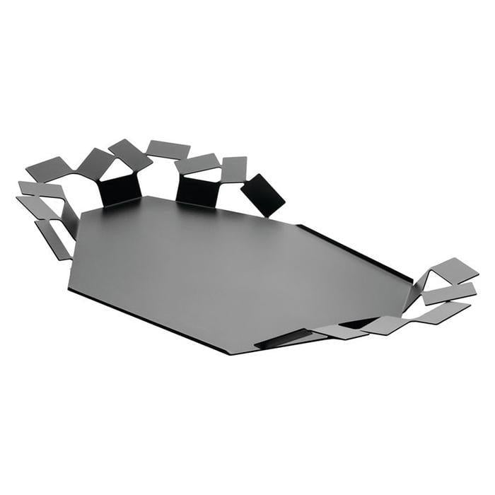 Поднос Alessi Scirocco 35x5,5x60 см Черный (2522366)