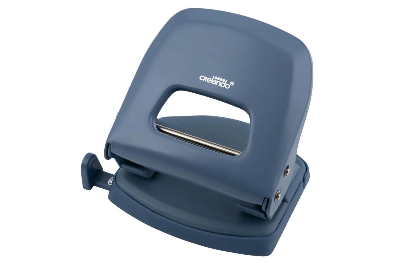 Дирокол офисный Crelando для бумаги A4/A5/A6 25 листов. Синий (2859625733)