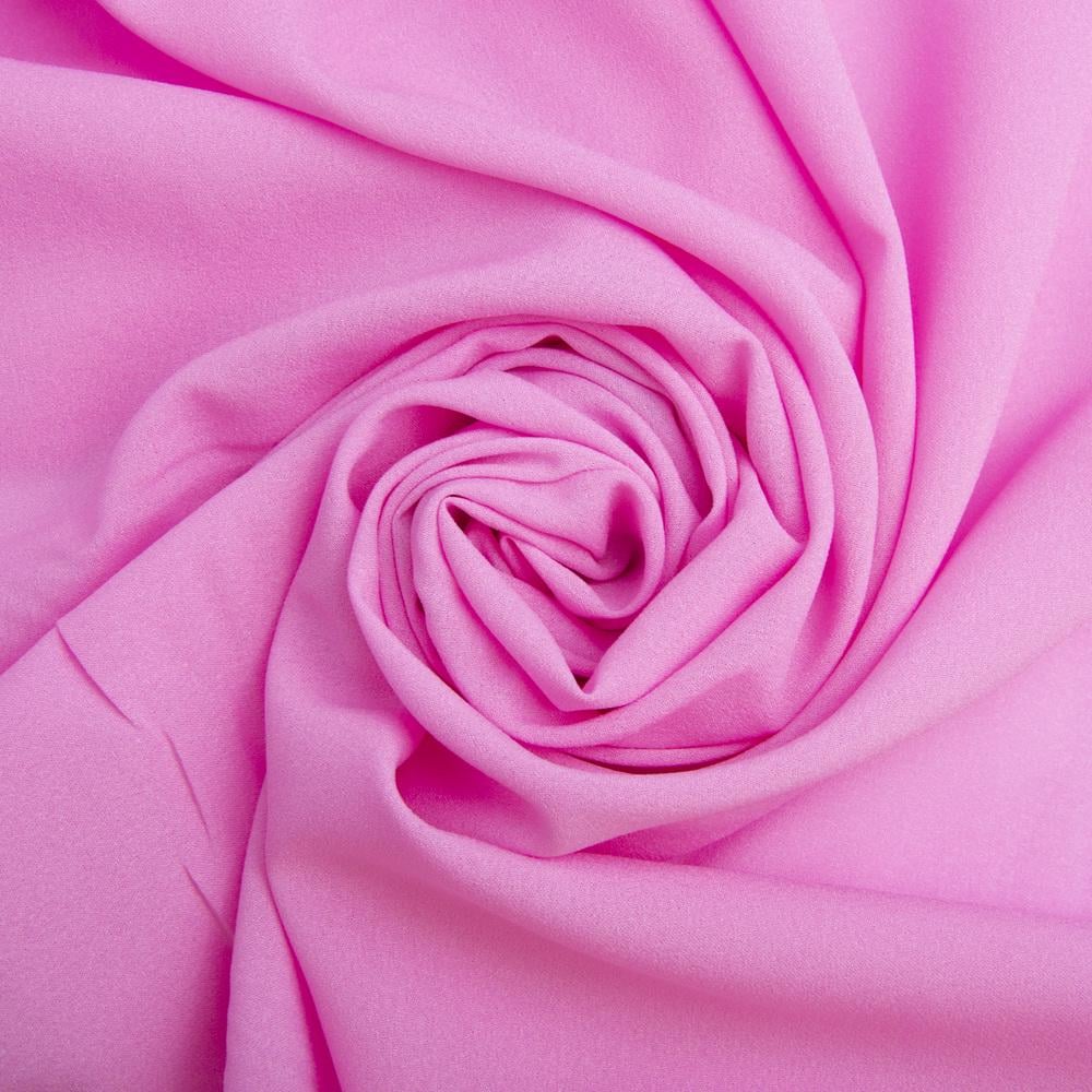 Ткань шифон Мосс креп Розовый (24681)