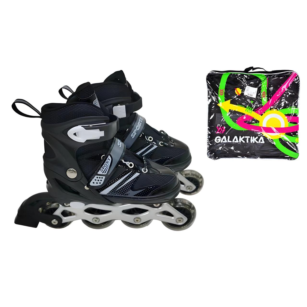 Ролики р. 39-42 Чорний (RS-0037 L) - фото 2 Ролики р. 39-42 Чорний (RS-0037 L) - фото 2