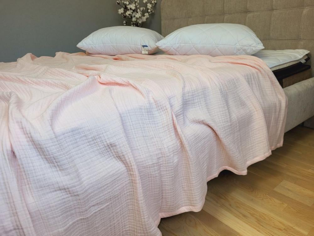 Покрывало детское муслин 110x140 см Pink Peach (10005) - фото 1 Покрывало детское муслин 110x140 см Pink Peach (10005) - фото 1