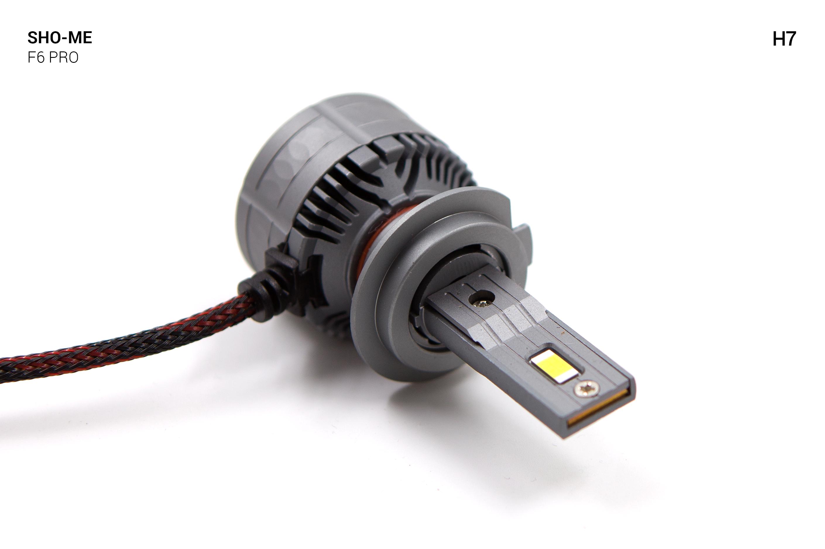 Автолампи Sho-Me F6-Pro H7 LED 35W 2 шт. - фото 5 Автолампи Sho-Me F6-Pro H7 LED 35W 2 шт. - фото 5