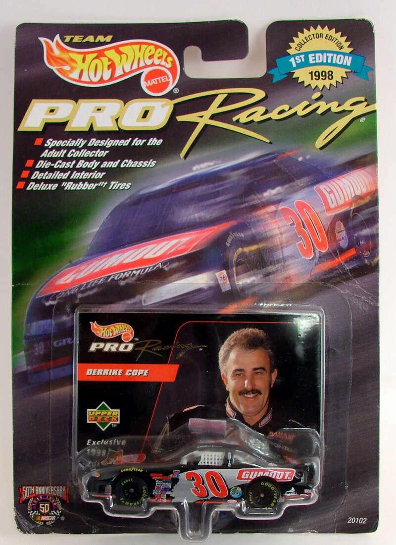 Игрушечная машинка Hot Wheels Pontiac Grand Prix Gumout №30 Derrike Cope 1998 Pro Racing NASCAR (20102)