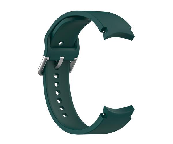Ремешок Silicone для Samsung Galaxy Watch 7 20 мм Темно-зеленый
