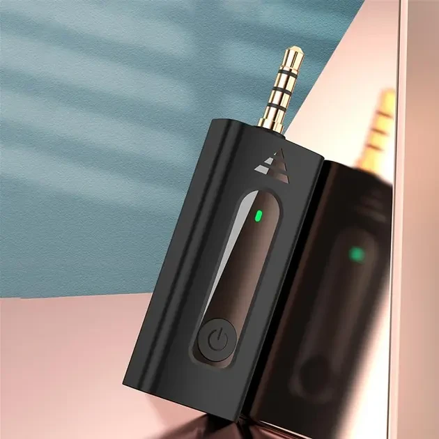 Мікрофон подвійний бездротовий петличний K35 AUX з роз'ємом 3,5 мм 2 шт. (205K35) - фото 6