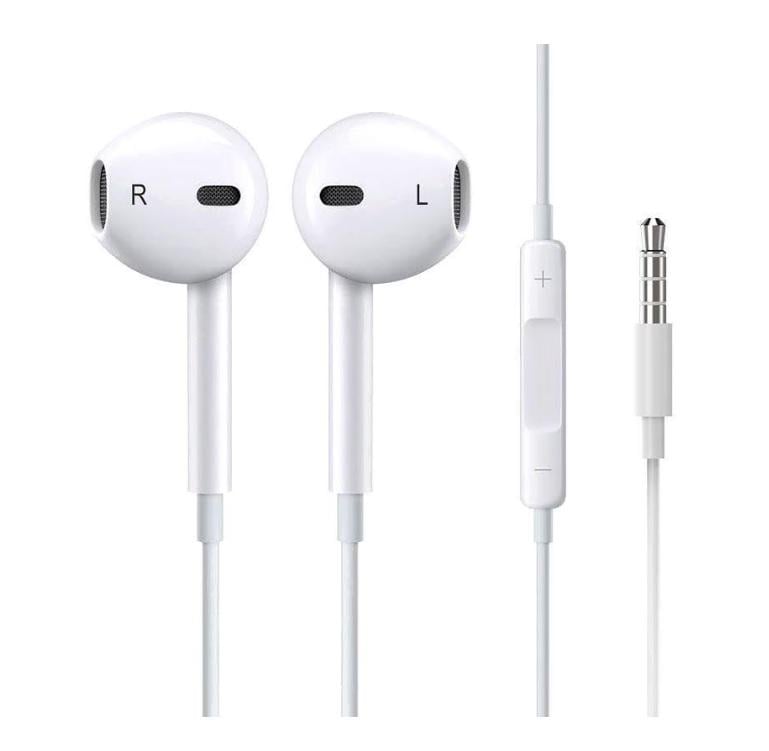 Наушники с микрофоном Mini-Jack Earpods 3,5 мм (4342jj)