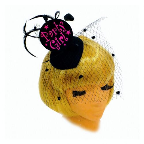 Вуалетка Seta Décor Party Girl (16-693BLK-ML)