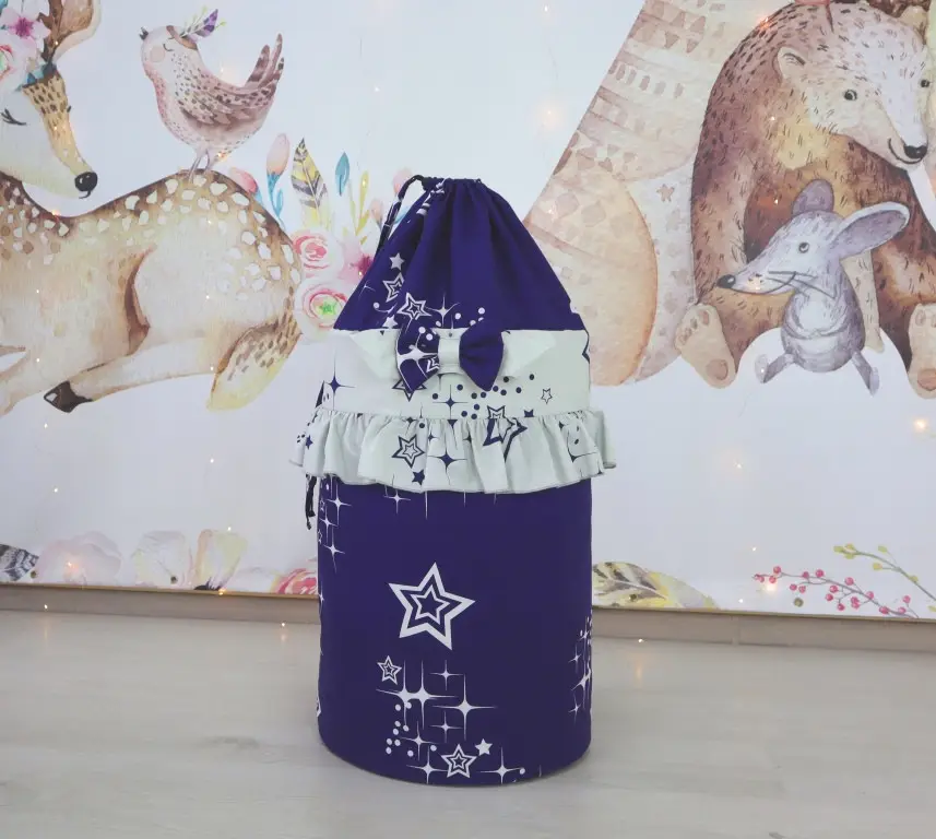 Корзина для игрушек Звездное сияние круглое 60х35 см