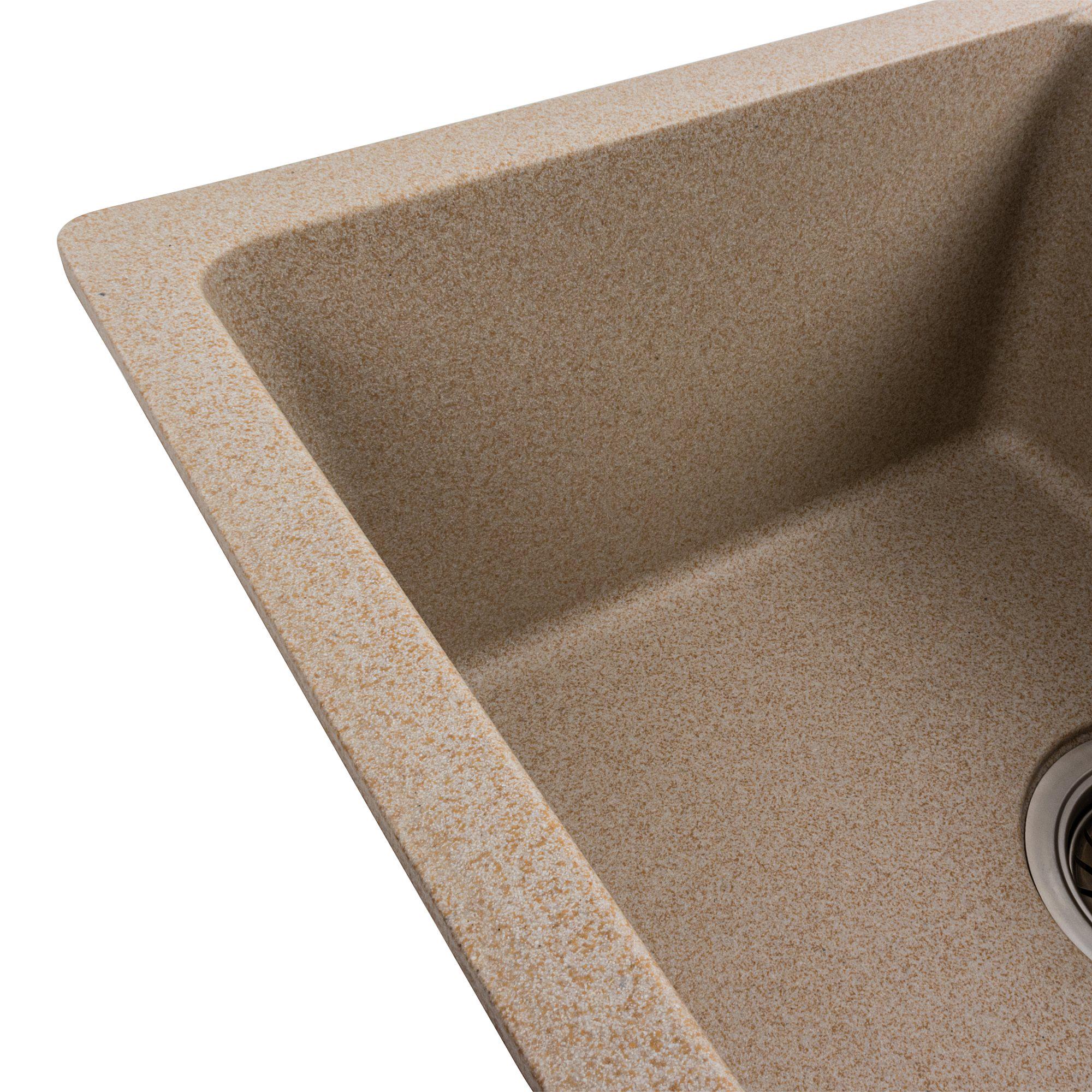 Мойка для кухни гранитная Platinum 6250 ZIRKONE матовая Сафари - фото 4 Мойка для кухни гранитная Platinum 6250 ZIRKONE матовая Сафари - фото 4