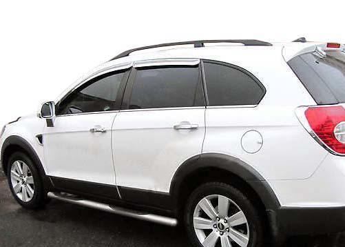 Боковые трубы Ø60 CAN для Chevrolet Captiva 2006-2019 гг. нержавеющая сталь Хром