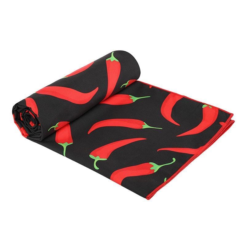 Полотенце спортивное Mad Wave Spicy M076304200W Черное (33444014)