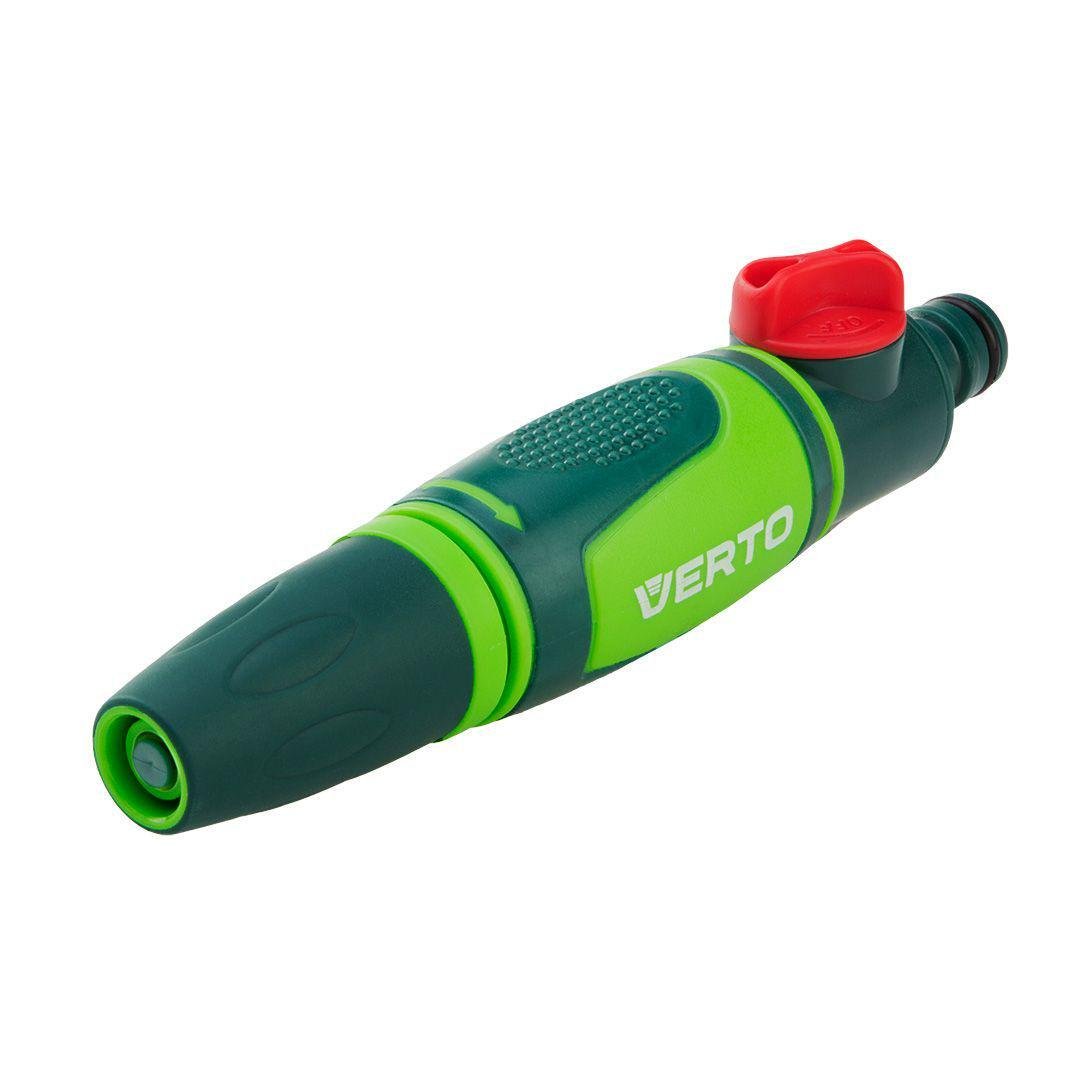 Садовый ороситель Verto 15G701 175 мм 1/2" 3/4" прямой дождеватель 1 функция (22397)