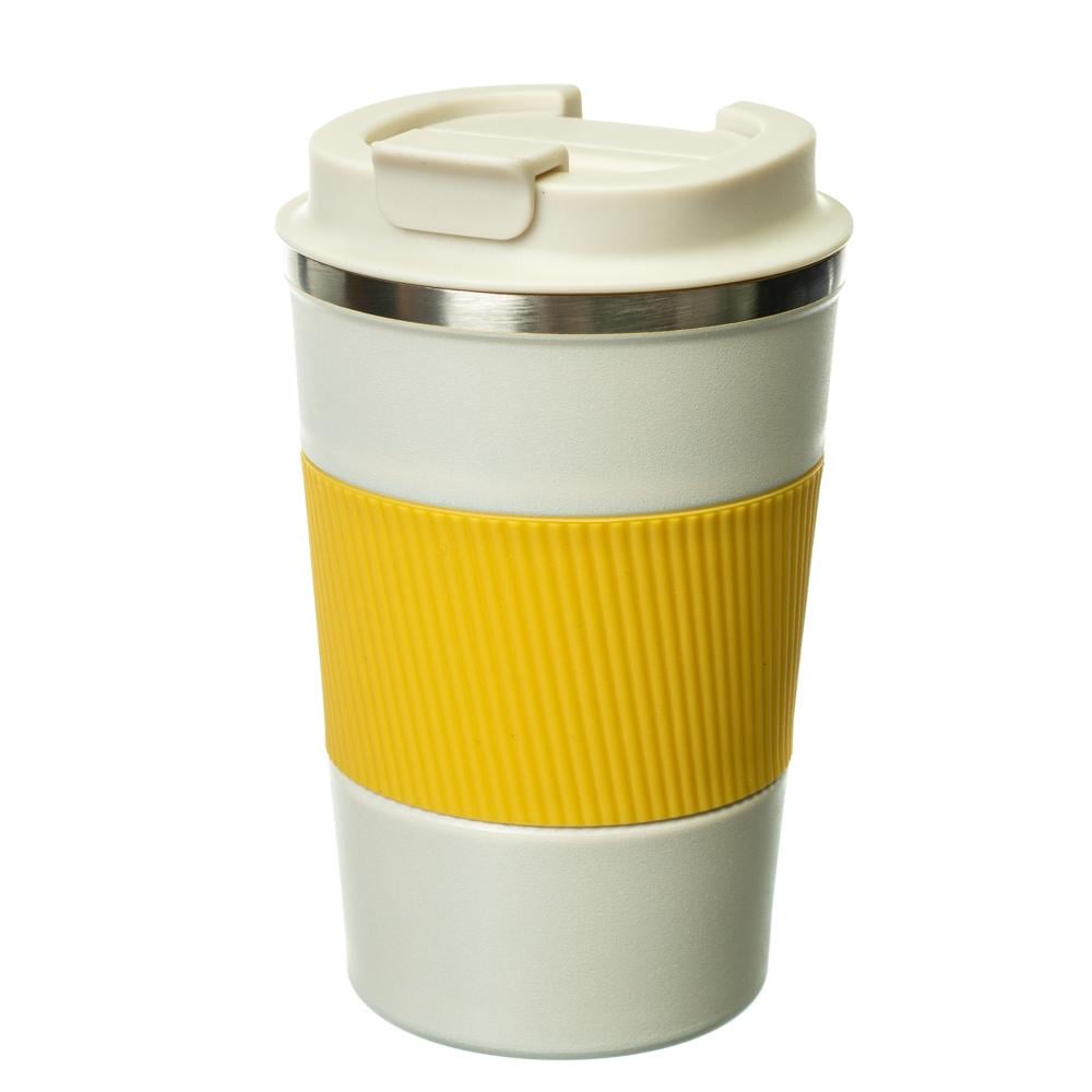 Термос Elisey Лунго 380 мл Желтый (8713-007)