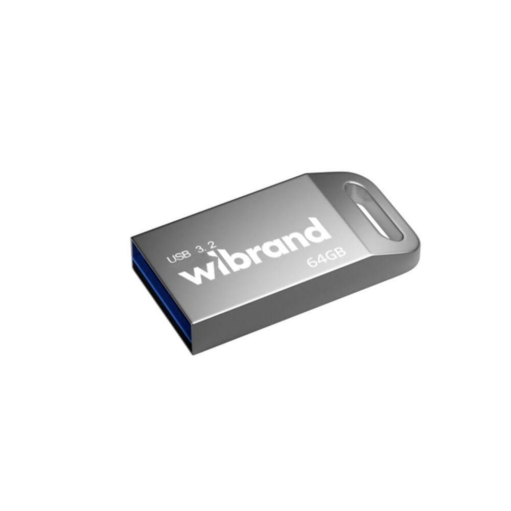 Флеш-память USB Wibrand Ant Gen1 3.2 64 Гб Серебряный (3001624198)