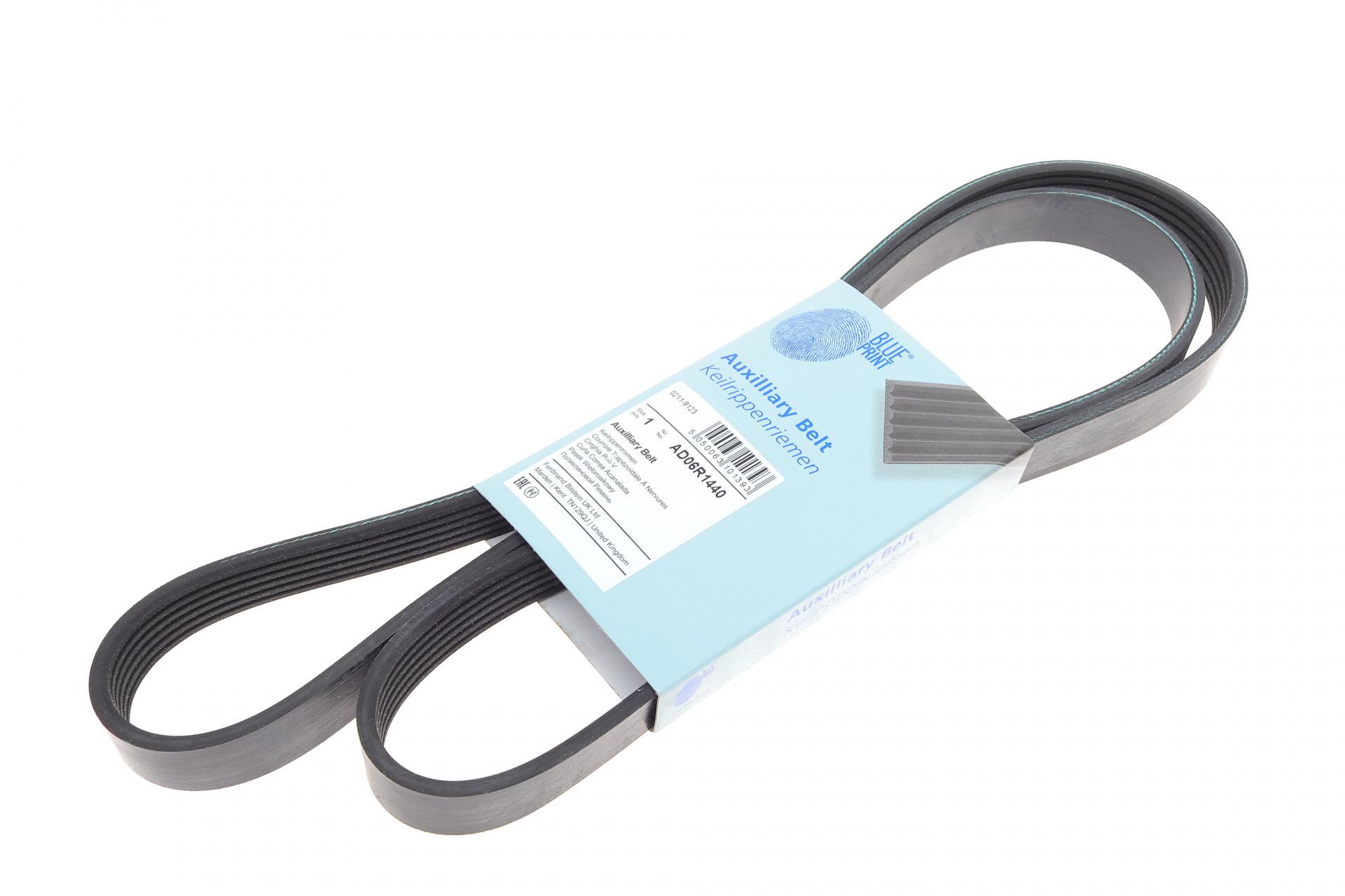 Ремень генератора BLUE PRINT Citroen Berlingo/ Fiat Scudo 1.9D/ Ford Fiesta 1.3 95-03/ Hyundai Accent 1.5 02-05 (AD06R1440)