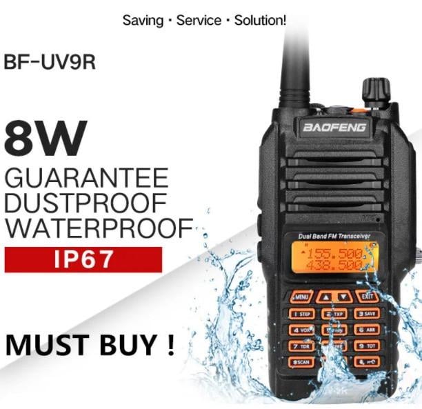 Рация Baofeng UV-9R plus 8W, защита IP67 - фото 5