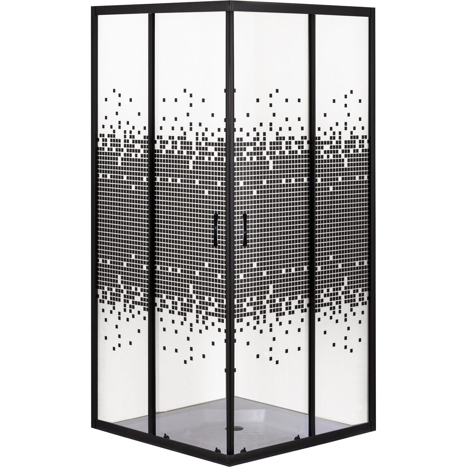Душевая кабина квадратная без поддона ODRA N90TB.Mosaic BRAVO (1уп.) (000028400)