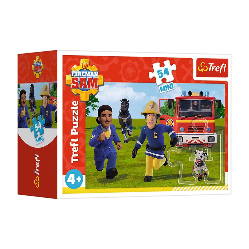 Пазлы Trefl мини Команда/Пожарный Сэм 54 эл. 54205 (5900511197617)