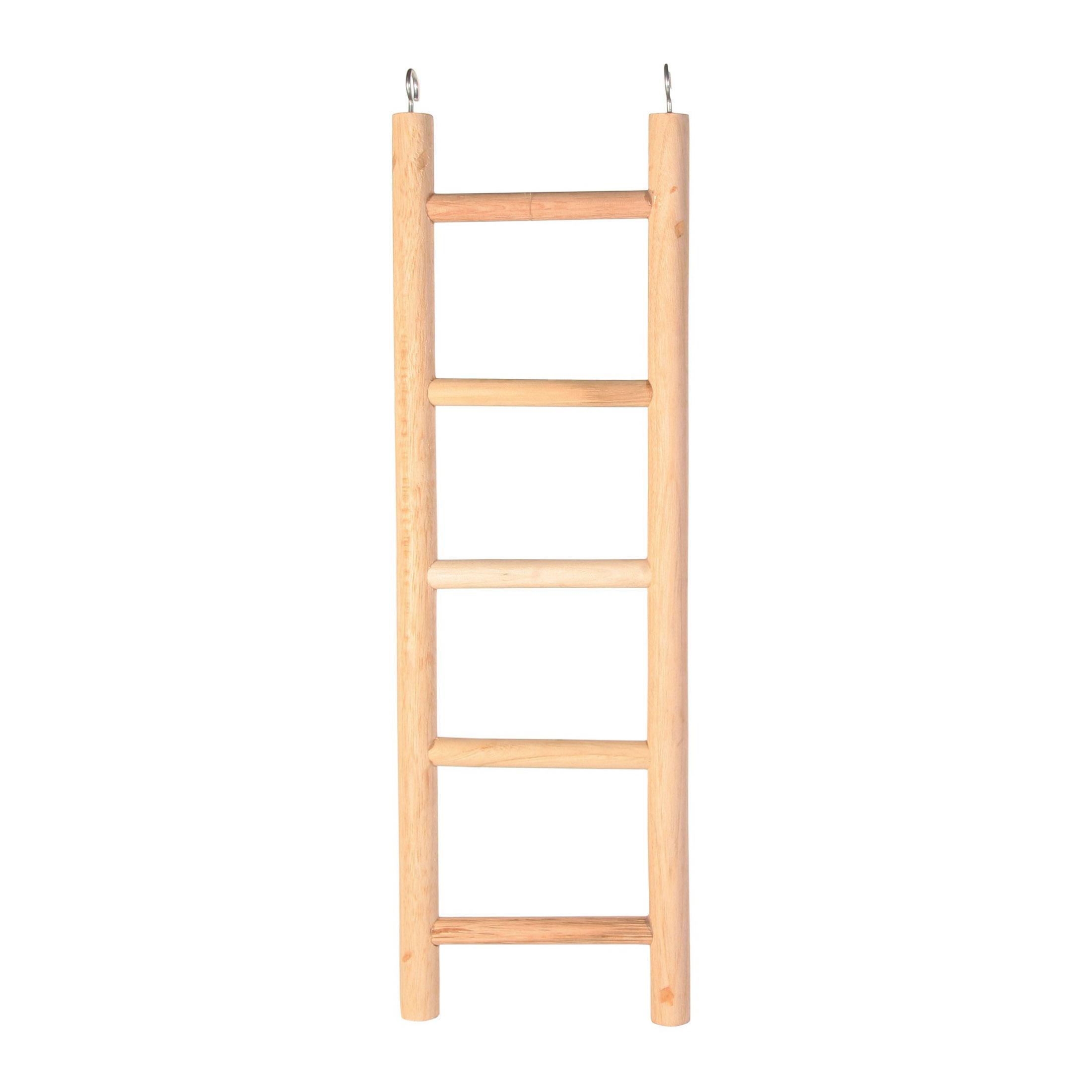 Игрушка для птиц Trixie 5818 Лестница 5 перекладин деревянная 45 см (4011905058184)
