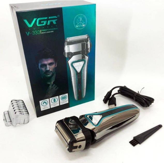 Электробритва Шейвер VGR V-333 мужская аккумуляторная IPX6 5 Вт - фото 7 Электробритва Шейвер VGR V-333 мужская аккумуляторная IPX6 5 Вт - фото 7