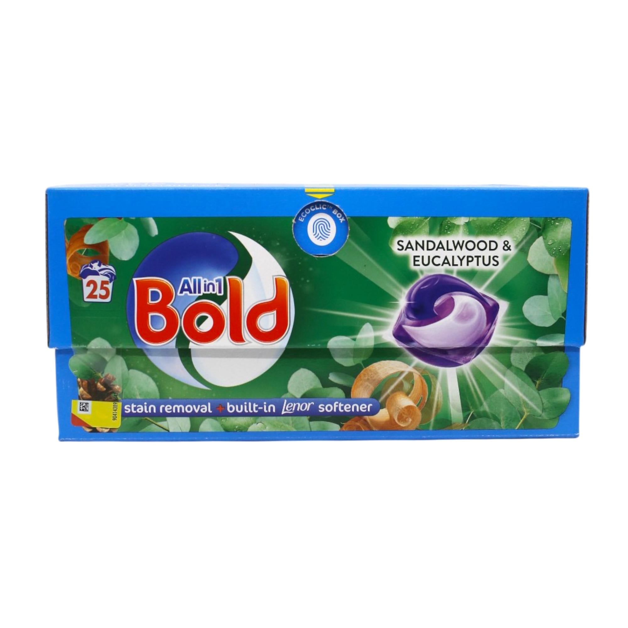 Гель-капсулы для стирки Bold All in 1 Sandal Wood&Eucalyptus 25 стирок (НФ-00008827)