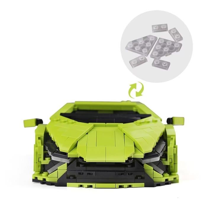 Конструктор детский Mould King TECHNIC Lamborghini Sian Sierne Машина для мальчика 1168 дет. (22773730) - фото 9