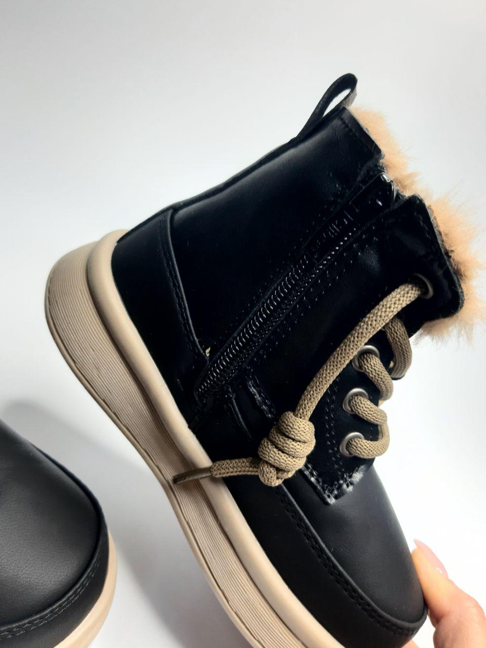 Ботинки зимние Clibee для девочки р. 31 19,7 см Черный (612-1 black) - фото 5 Ботинки зимние Clibee для девочки р. 31 19,7 см Черный (612-1 black) - фото 5