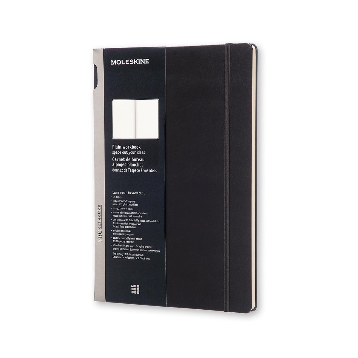 Блокнот Moleskine Workbook А4 21х29,7 см 176 страниц нелинованый черный (8051272891423)