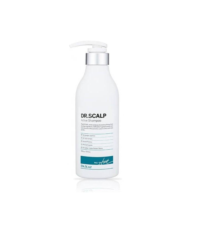 Шампунь от выпадения и для восстановления волос Dr. Scalp Active Shampoo с комплексом аминокислот профессиональный 500 мл (8809508728728)