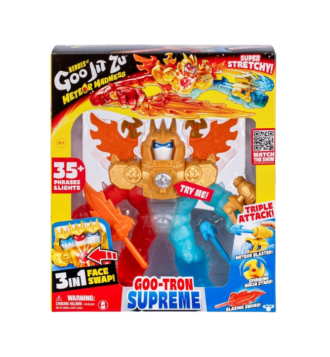 Фигурка Heroes of GOO Jit ZU тройная атака Гутрон Суприм Метеор Меднес Goo-Tron